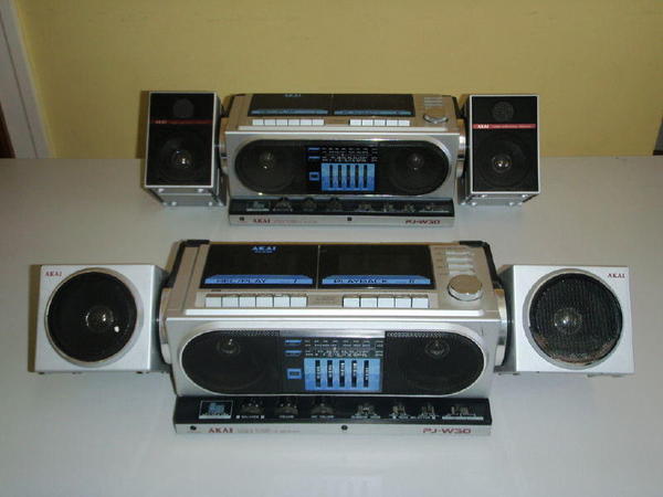 PJ-W33 and W30 boomboxery