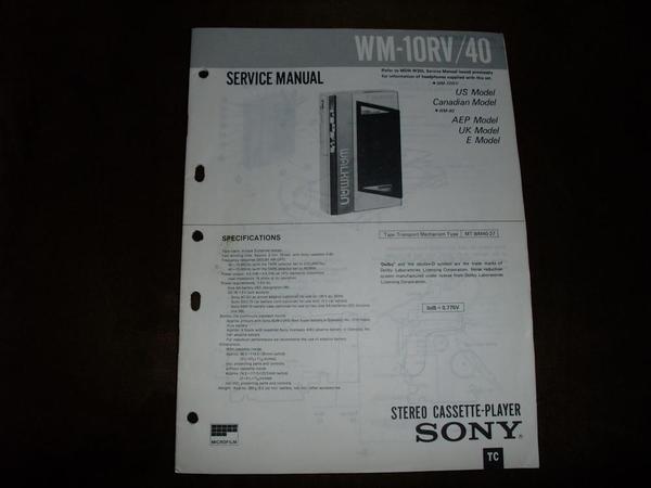 Specifications WM40