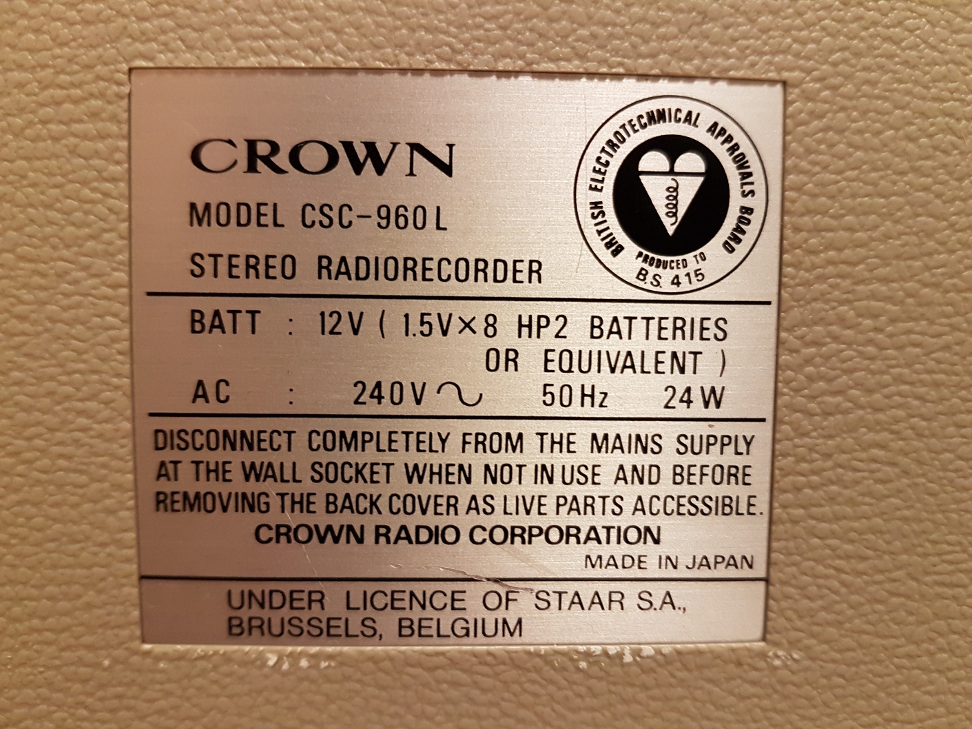 Crown CSC-960L Repair & Restore - March 2017 (22).jpg