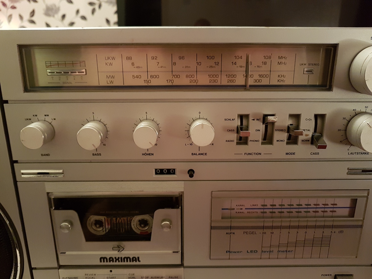 Restored Maximal 3040 Stereo Radio Cassette Recorder - February 2017 (3).jpg