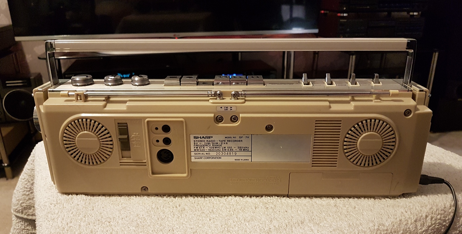 Sharp GF-7H Stereo Radio Recorder - August 2018 (22).jpg