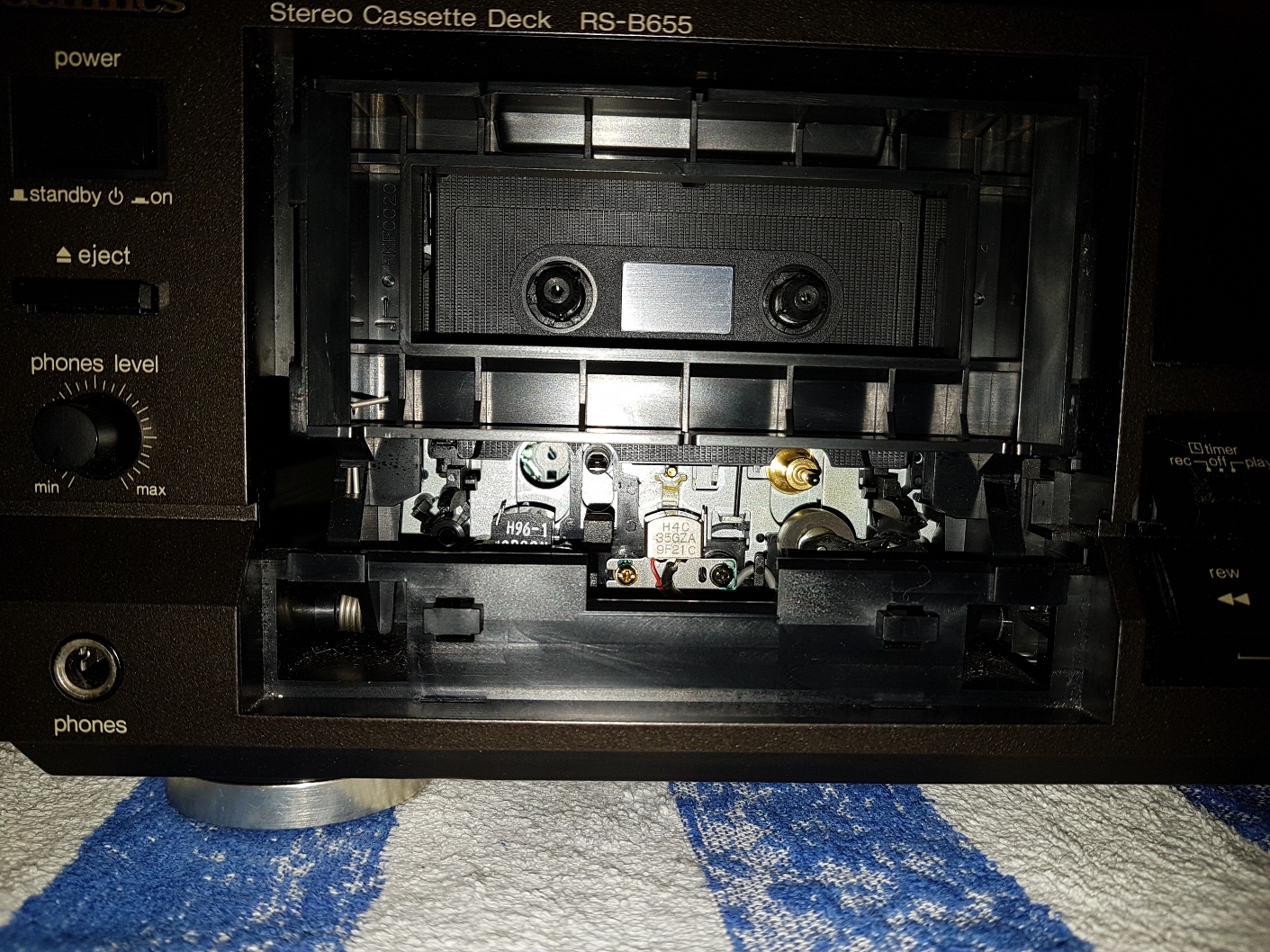 Technics RS-B655 Stereo Cassette Deck Service & Clean - 22 February 2017 (1).jpg