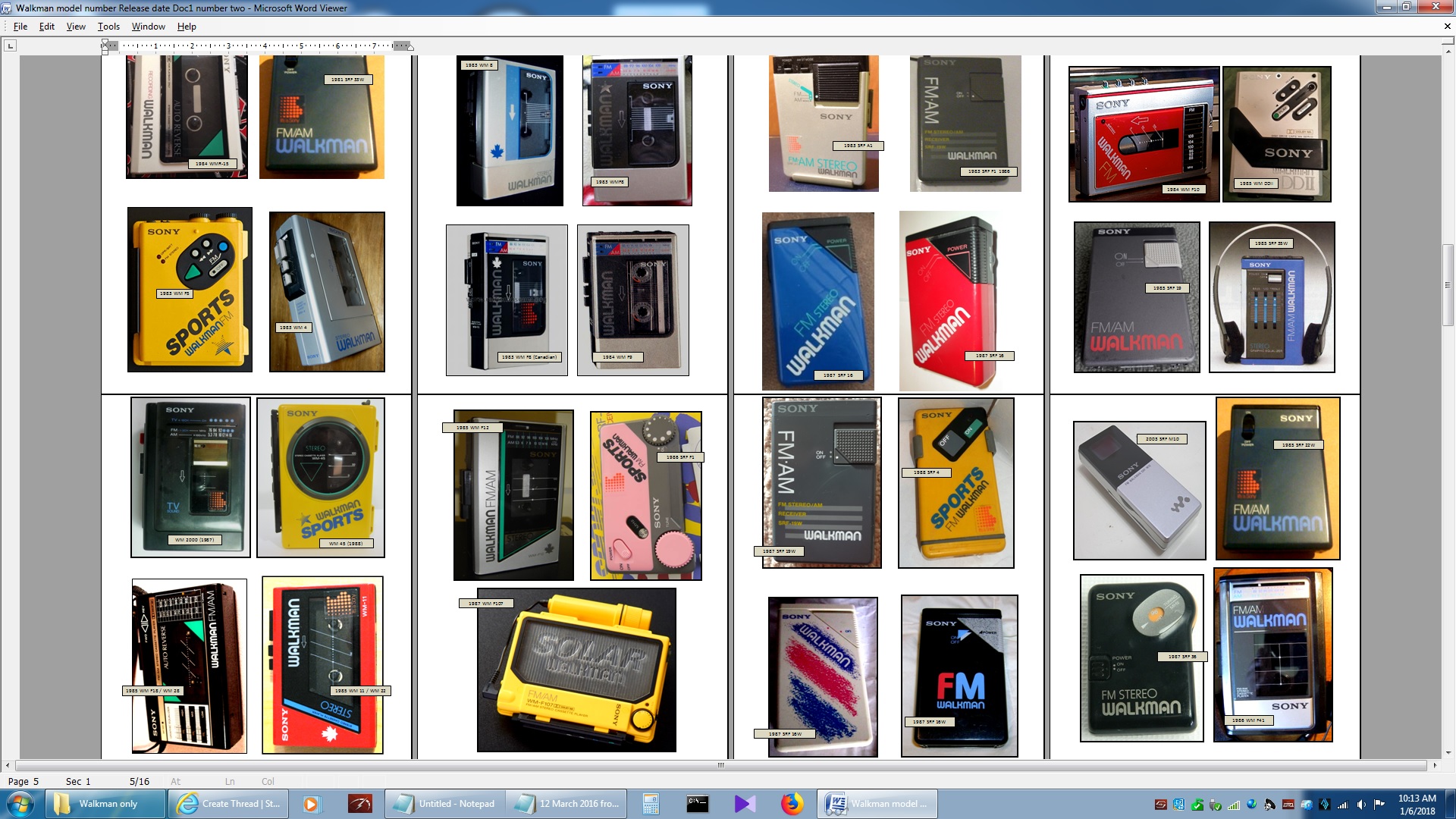 Walkman model number Release date photo data base by ( Tim Chapman His Collection ) 05.jpg