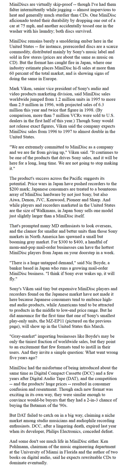 WashingtonPost com Fast Forward MiniDisc's Second Coming 2.png