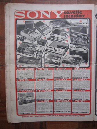 Laskys 1973 P26 Sony Cassette Recorders .JPG