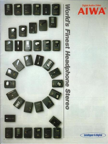 Aiwa Headphone Stereo Catalog 1989 -01 [Large)