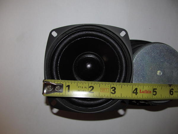 [2pcs) RT4 , 4x4 Sealed Back Midrange front rear 18oz magnet